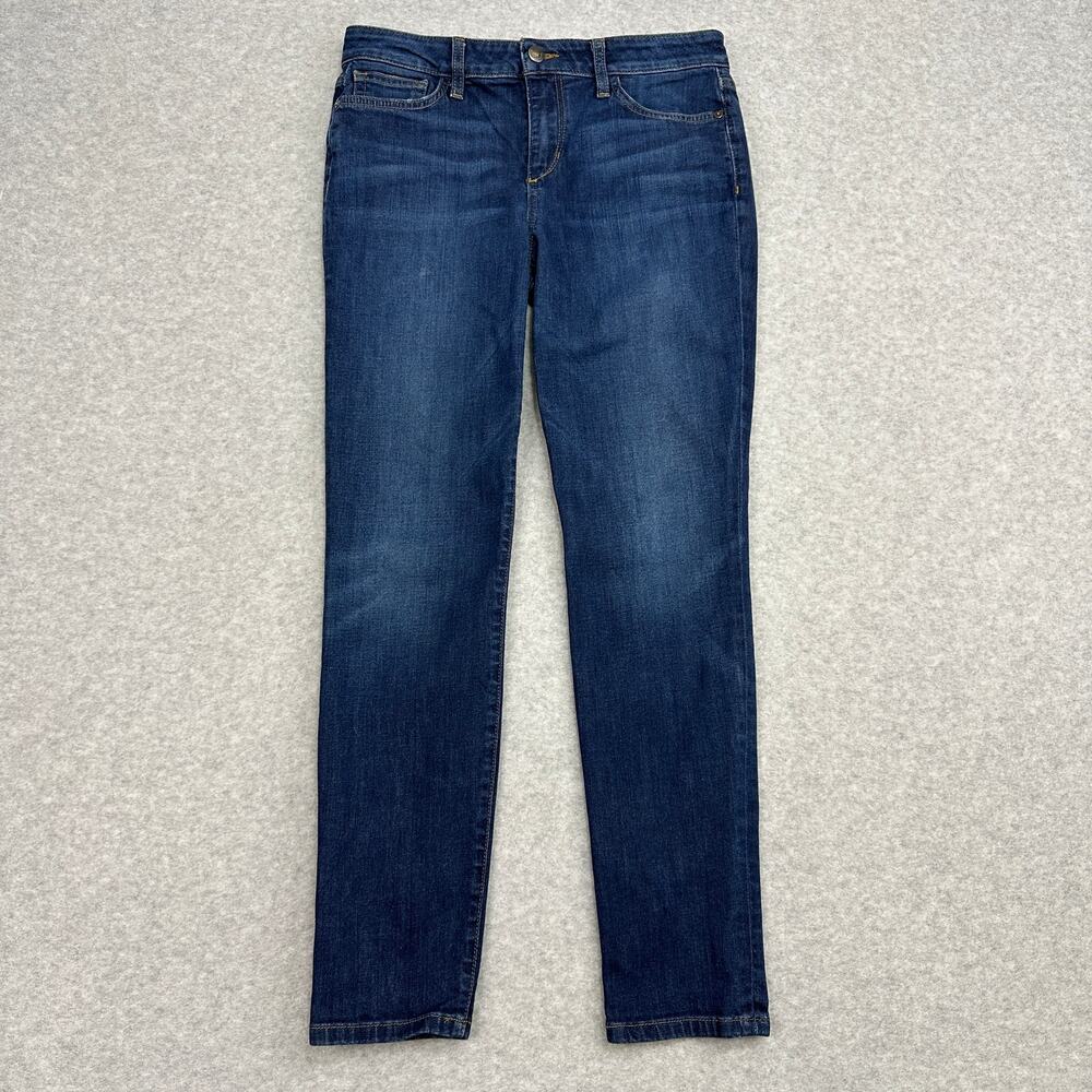Joe's Jeans WMNS 28 Dark Wash Denim Ellen Skinny Mid Rise Stretchy Ankle Zip Fly
